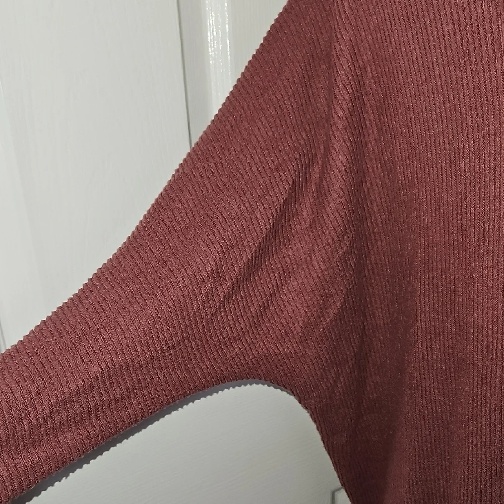 Torrid Sleep Women's Rose Brown Super Soft Ribbed Lounge Cocoon Cardigan 1X
